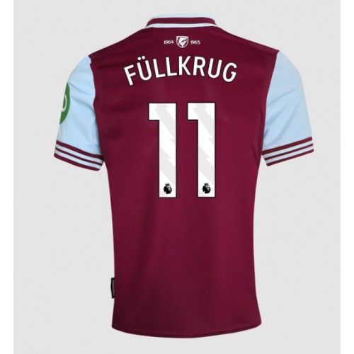 Pánský Fotbalový dres West Ham United Niclas Fullkrug #11 2024-25 Domácí Krátký Rukáv